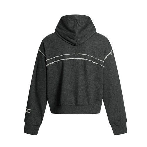 Cardigan zipper hoodie