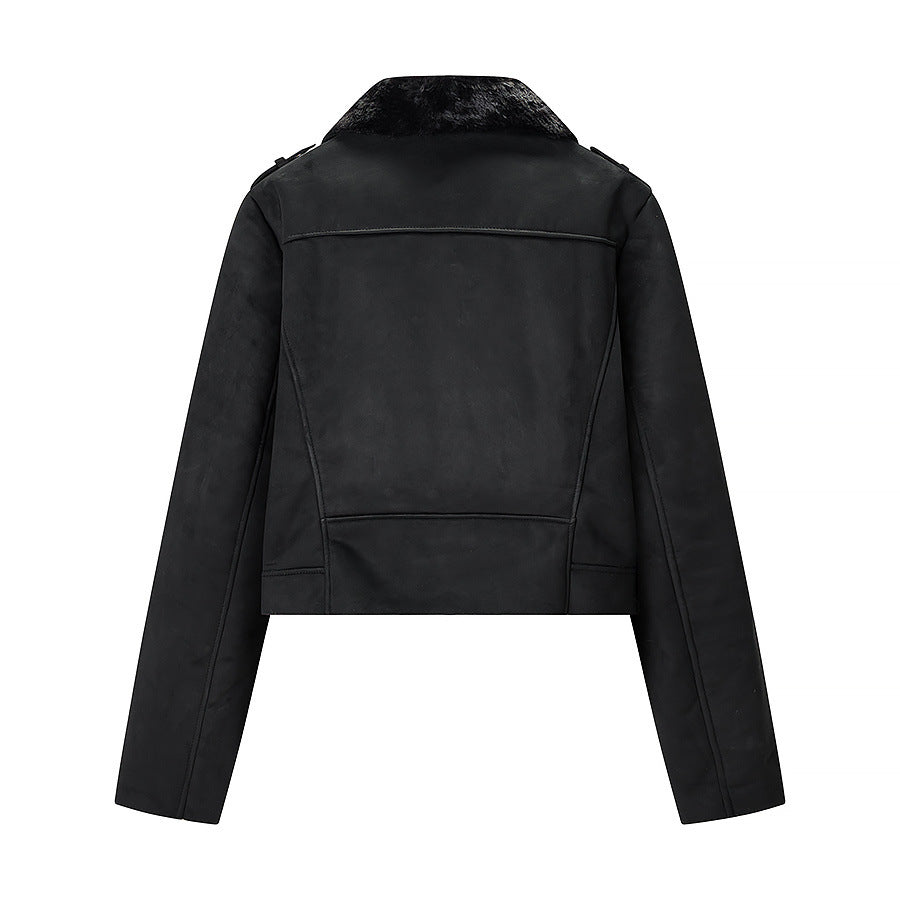 Fur one-piece coat