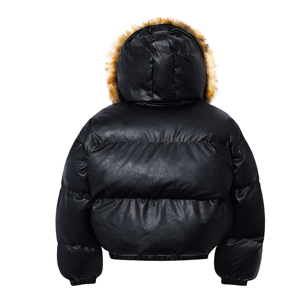 Coat hooded cotton jacket