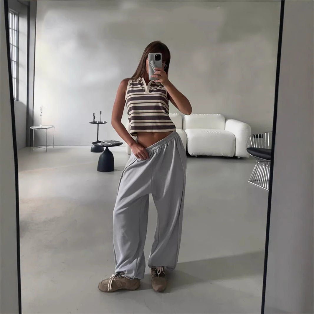 Street Style Loose Casual Pants for Women