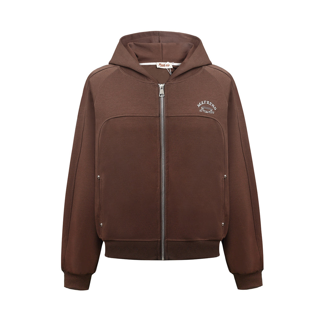 zip-up hoodie