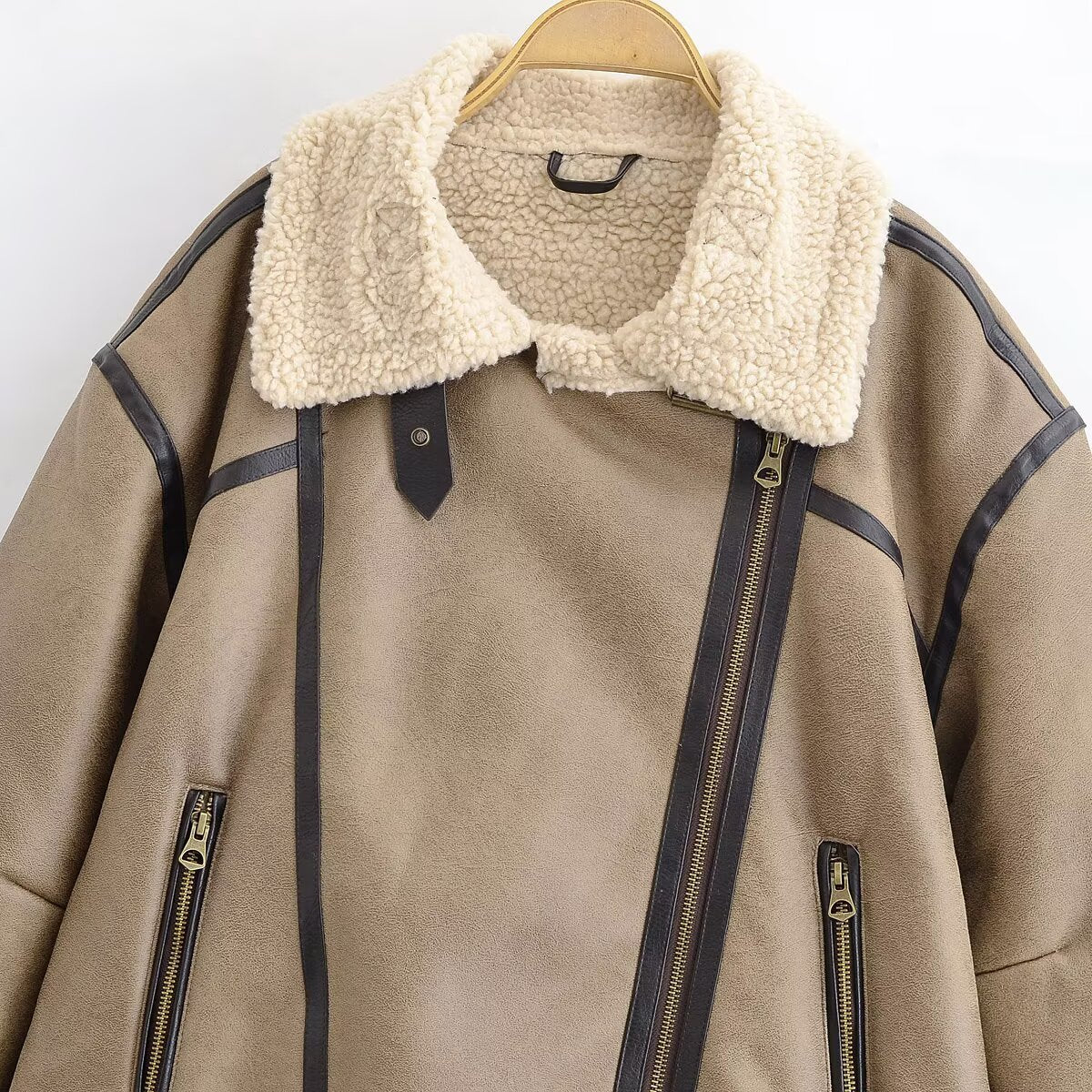 Fur one-piece coat