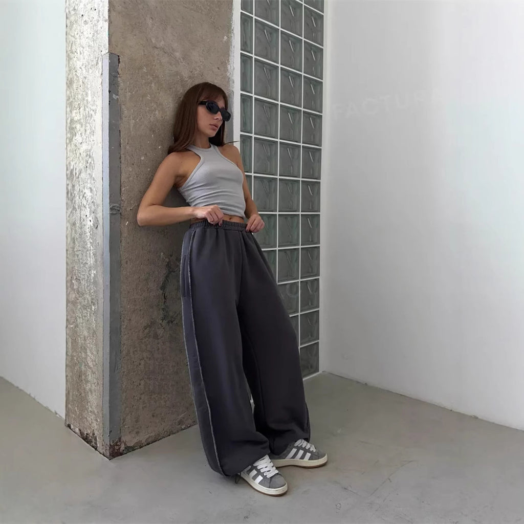 Street Style Loose Casual Pants for Women