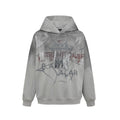 Paint hand-painted spider graffiti hooded sweatshirt