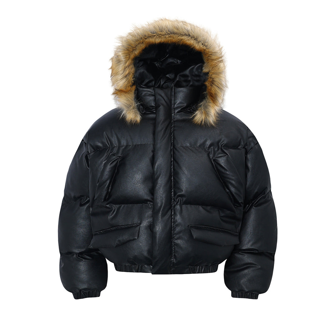 Coat hooded cotton jacket