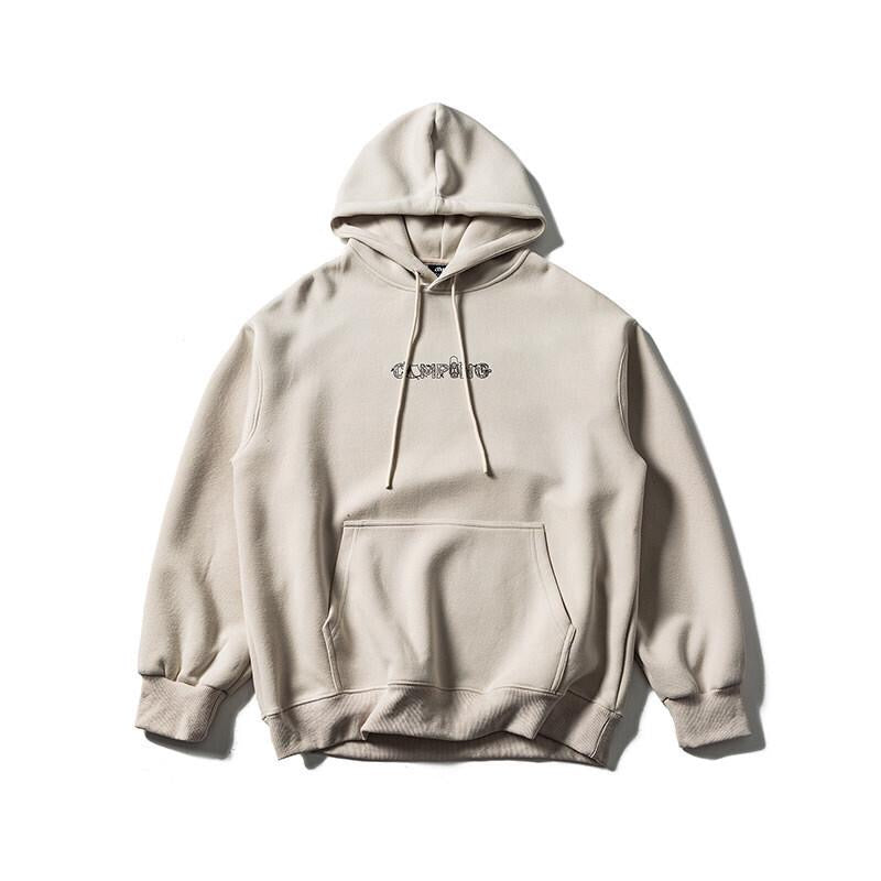 Beige “Complex” Minimalist Hoodie