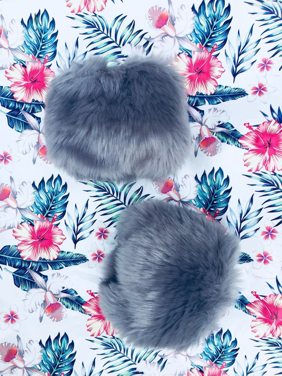 Fur imitation rabbit fur large fur sleeves wrist gloves