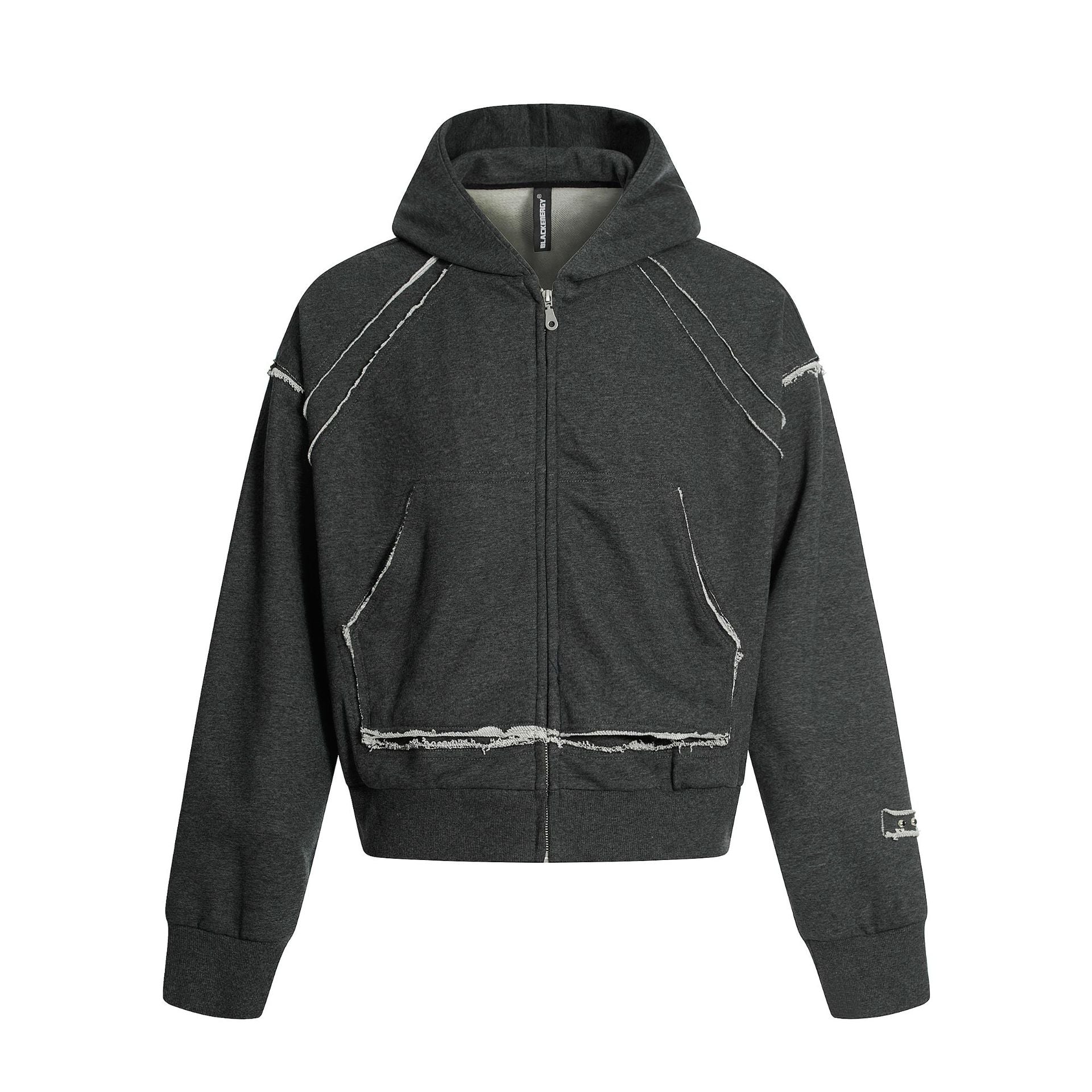 Cardigan zipper hoodie