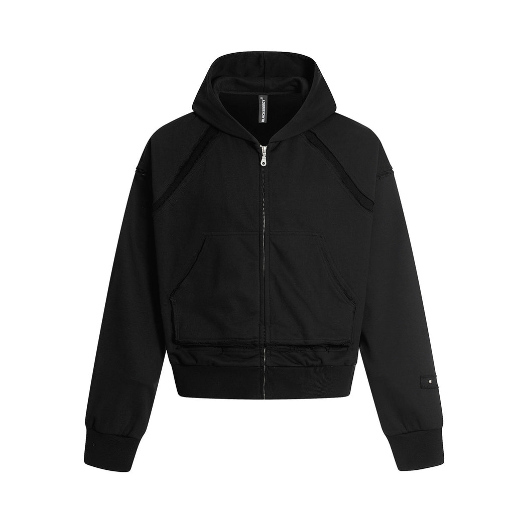 Cardigan zipper hoodie