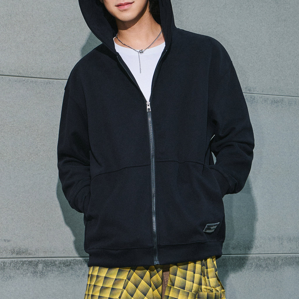 Cardigan zipper hooded sweatshirt for men in autumn and winter