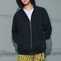 Cardigan zipper hooded sweatshirt for men in autumn and winter