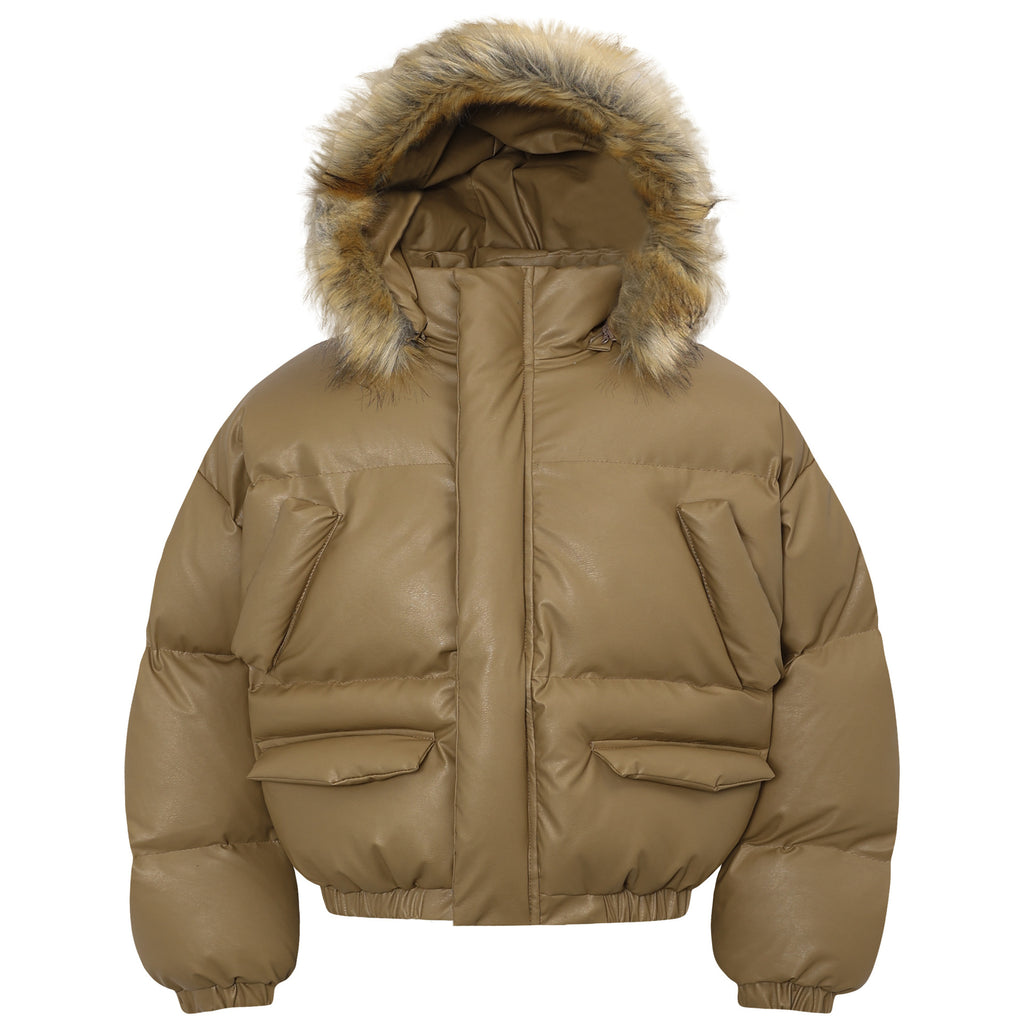 Coat hooded cotton jacket