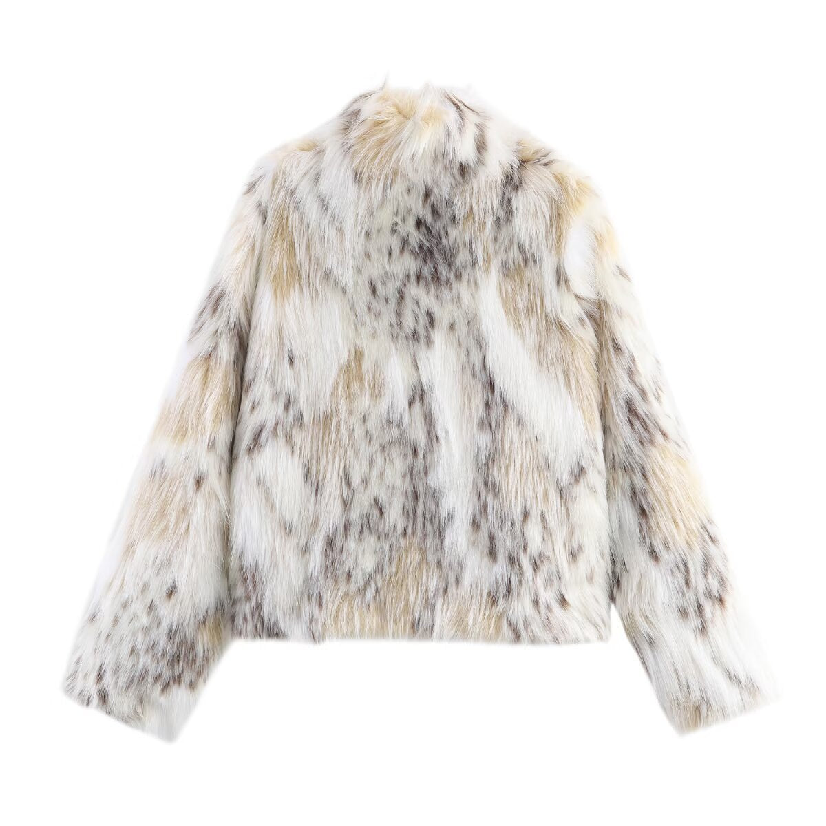 Artificial fur effect jacket