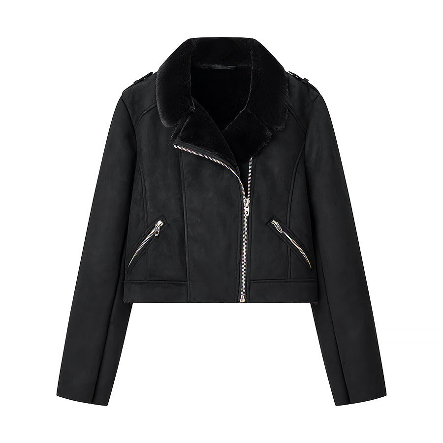 Fur one-piece coat