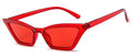 Red Shades Small Cat Eye Sunglasses Vintage Women Sunglasses