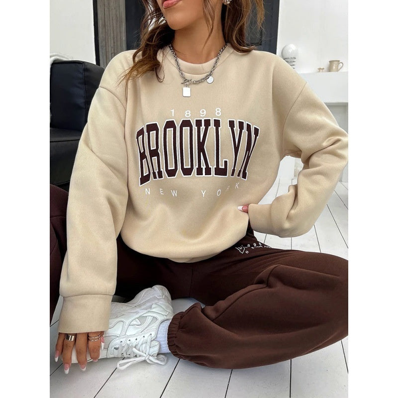 Women's Hoodie Set Two-Piece Pullover Letter Print