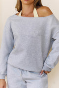 Fashionable Spring Printed Hoodie Set for Women, Two-Piece Outfit