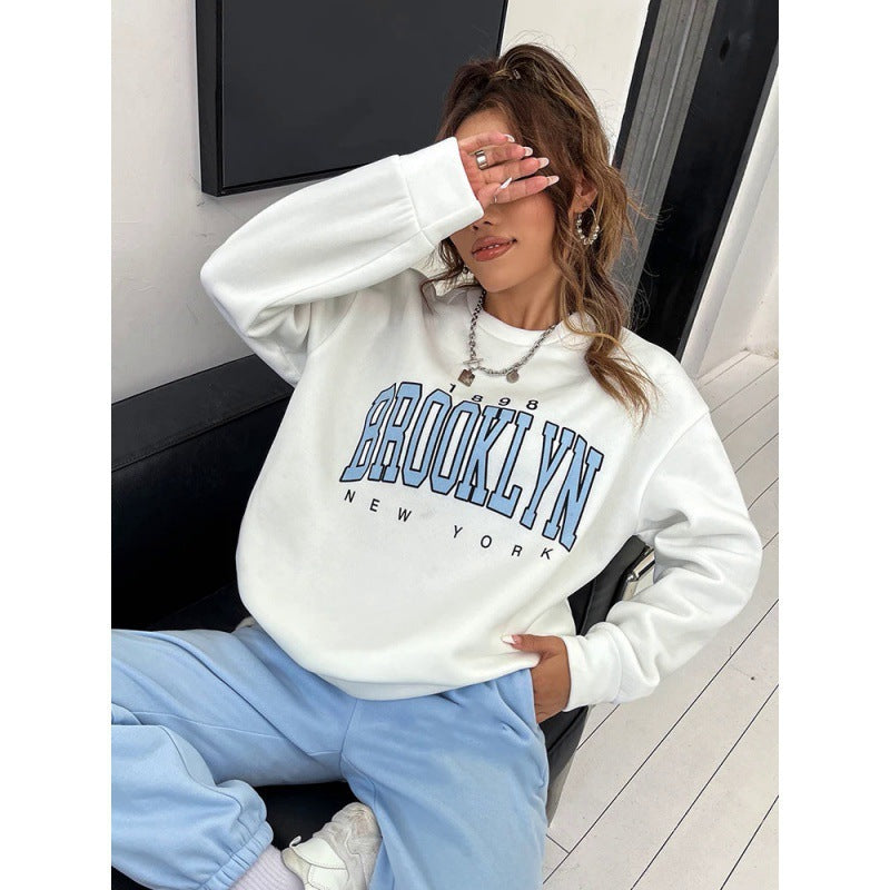 Women's Hoodie Set Two-Piece Pullover Letter Print