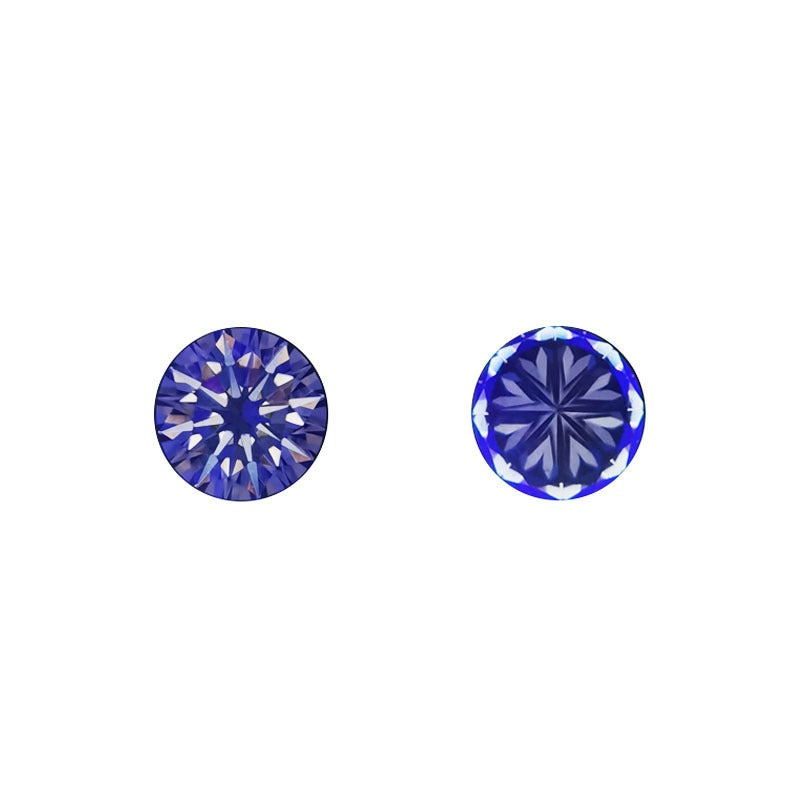 Eight Heart Eight Arrow Zircon Imitation Moissanite Ring for Women and Men's Six Claw Wedding Ring