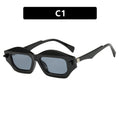 Irregular small frame sunglasses, high-end fashion show sunglasses, versatile, trendy, modern and fashionable sunglasses for women