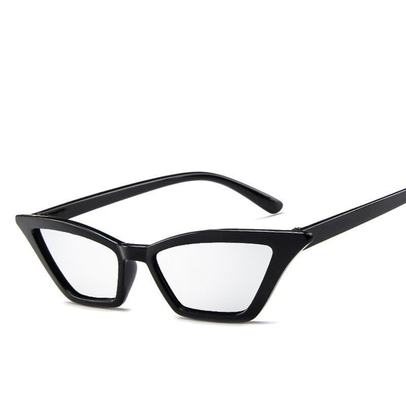 Red Shades Small Cat Eye Sunglasses Vintage Women Sunglasses