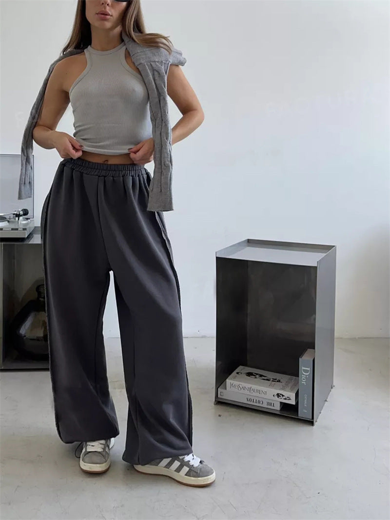 Street Style Loose Casual Pants for Women