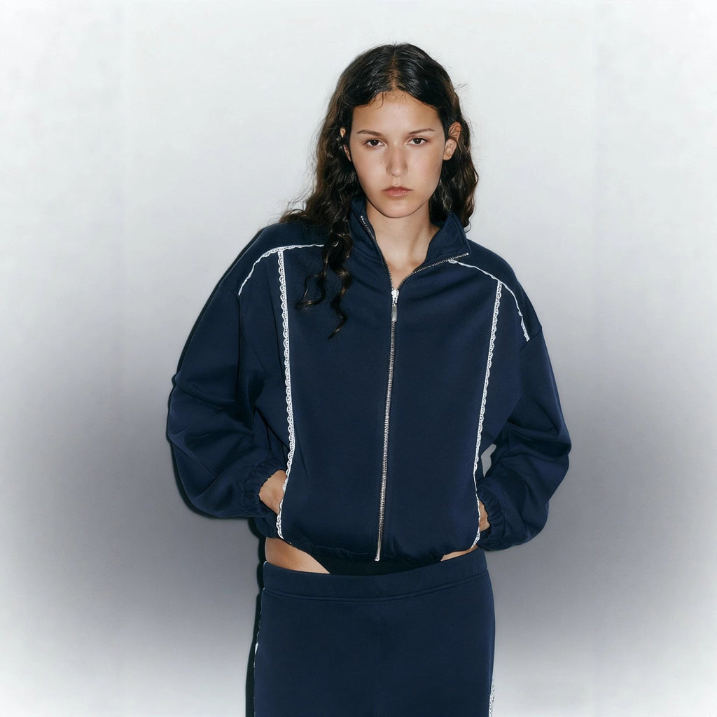 Sports pants set loose two-piece set