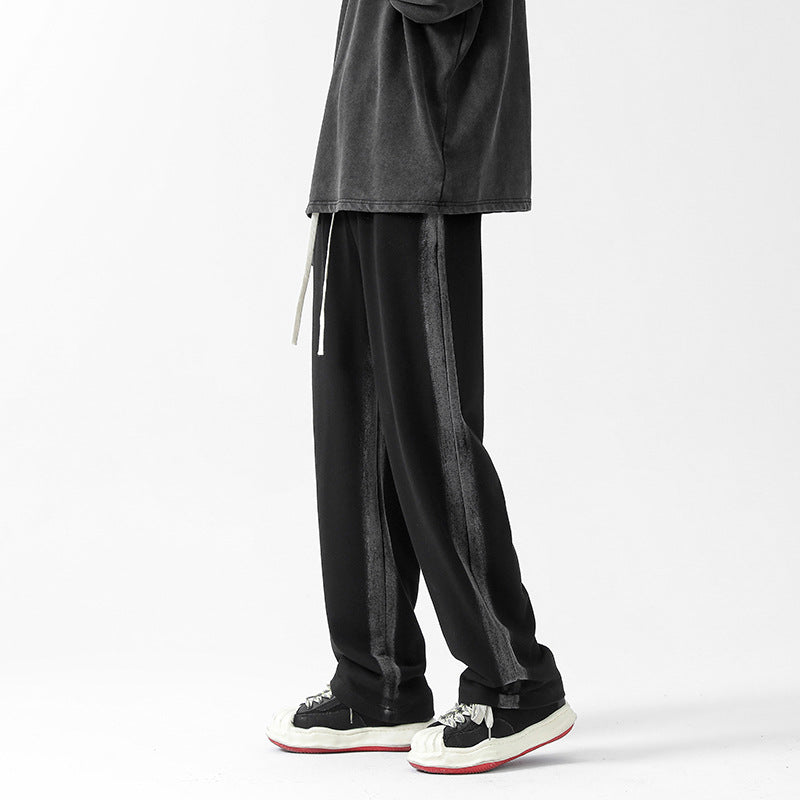 Casual Sport Pants Men Heavyweight Loose Oversized