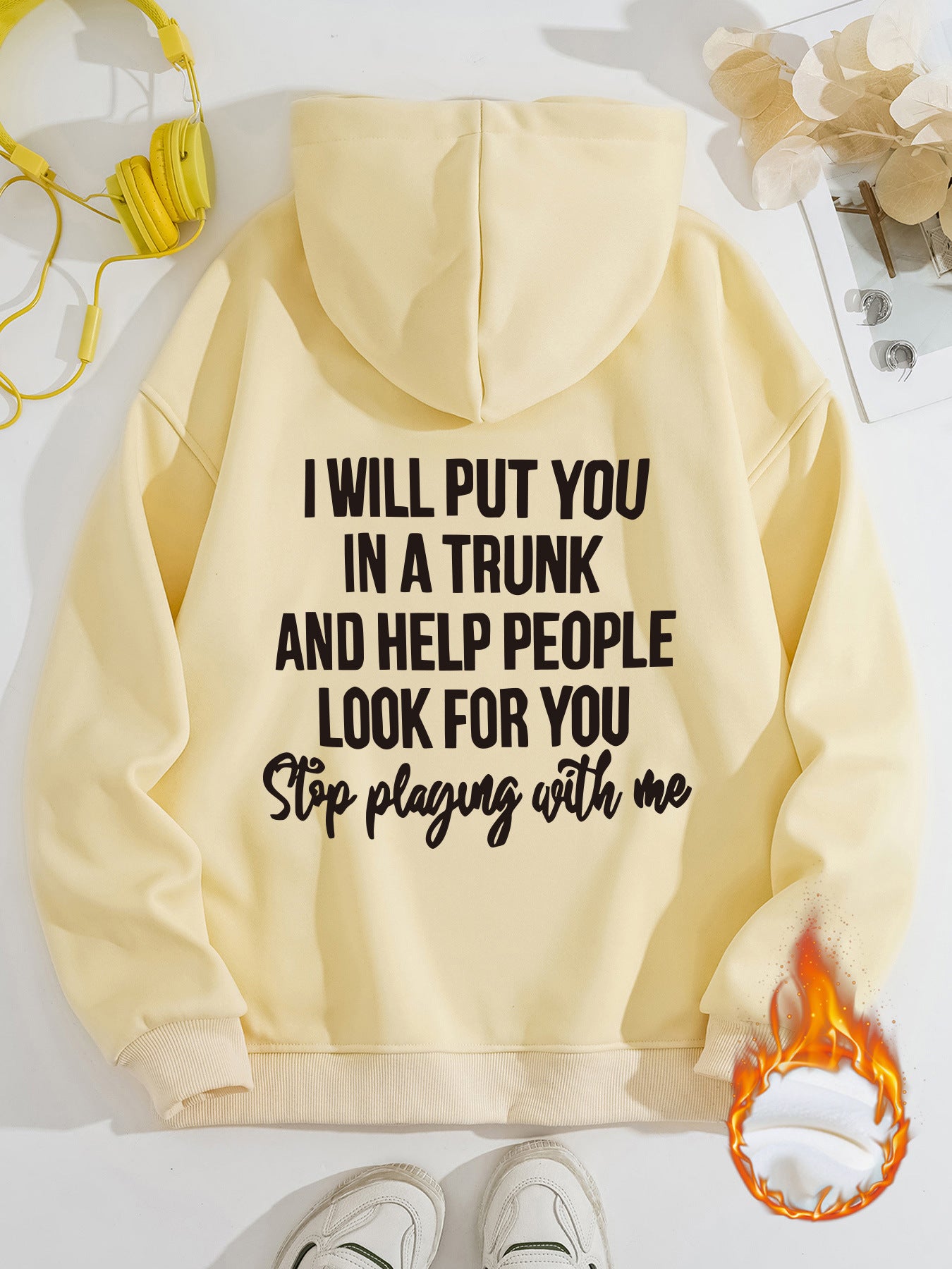 Stop playing with me hoodie