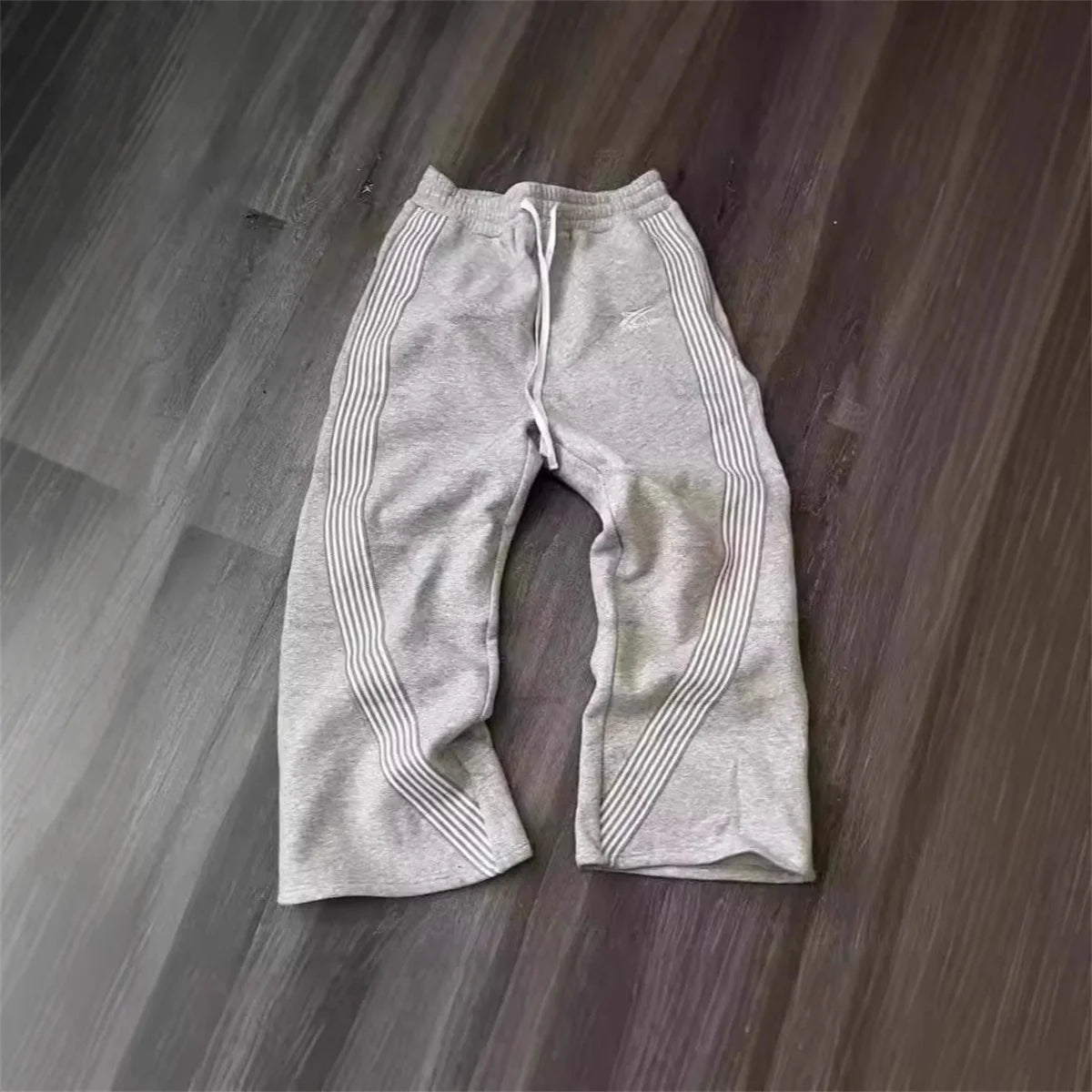 Unisex Loose Fit Striped Pants