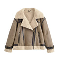 Fur one-piece coat