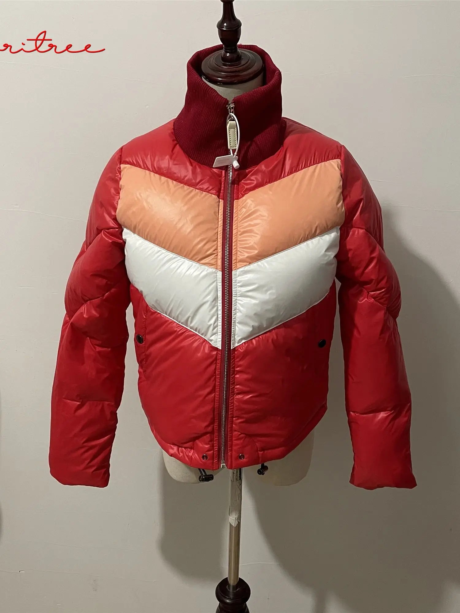 Fashion Women's HIt Color Down Coats Fluffy Thicker Warm Down Coat Female Winter Oversized Warm Down Parkas Coats wy