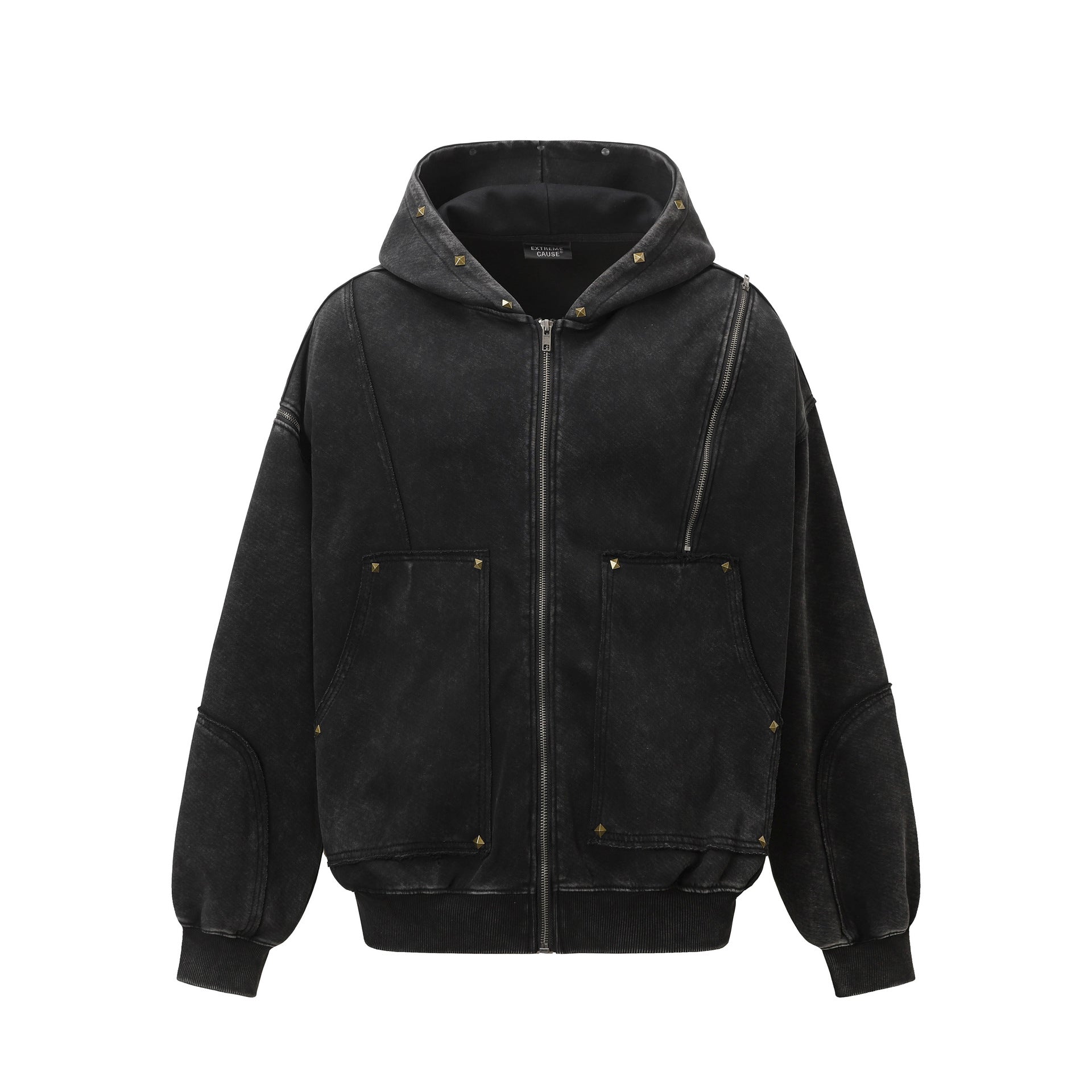 zip-up hoodie
