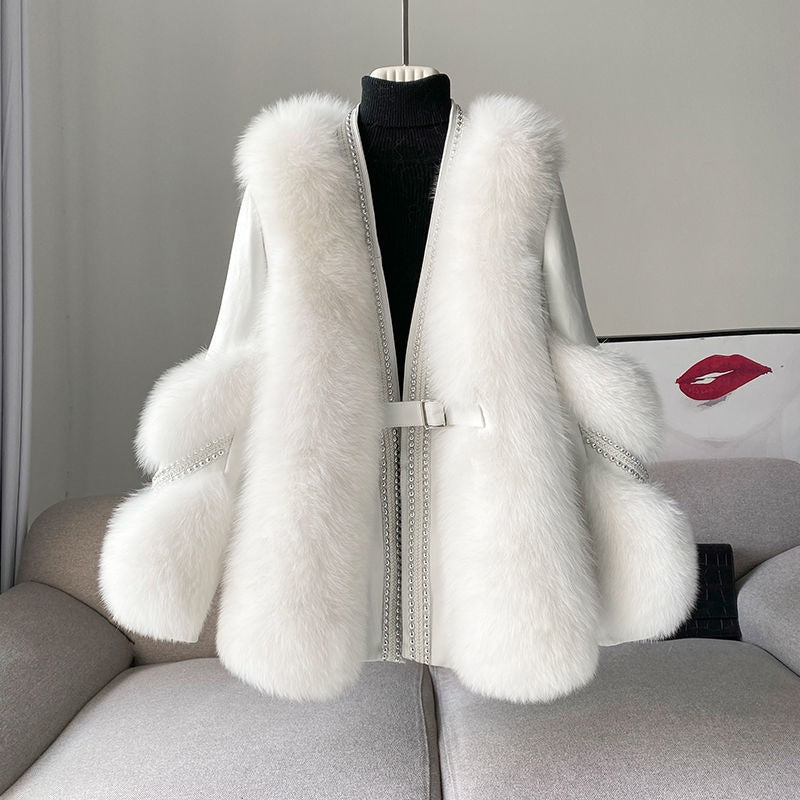 Fashion Temperament Thickened Fur Coat