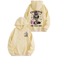 Cream “Expensive and Talks Back” Skeleton Hoodie