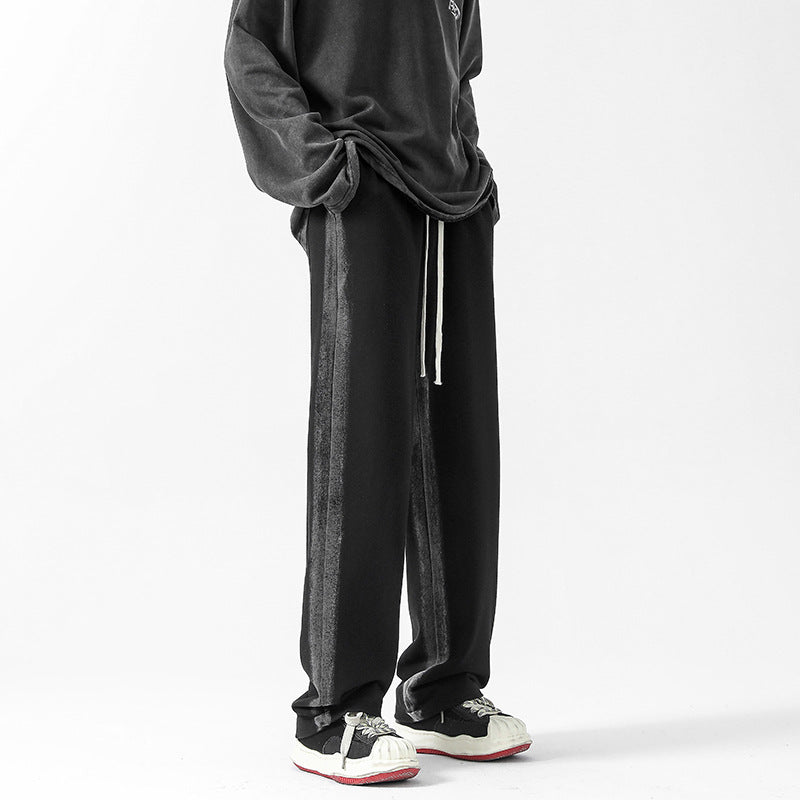 Casual Sport Pants Men Heavyweight Loose Oversized