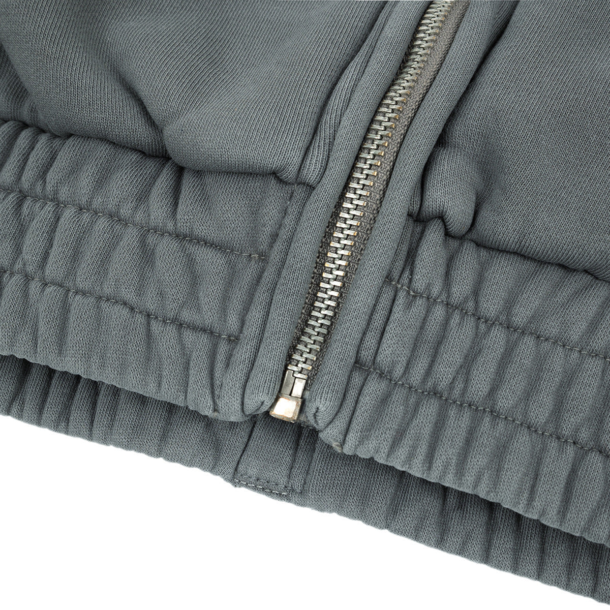 Wash Embroidered Fleece Lined Zip-Up Hooded Sweatshirt for Men