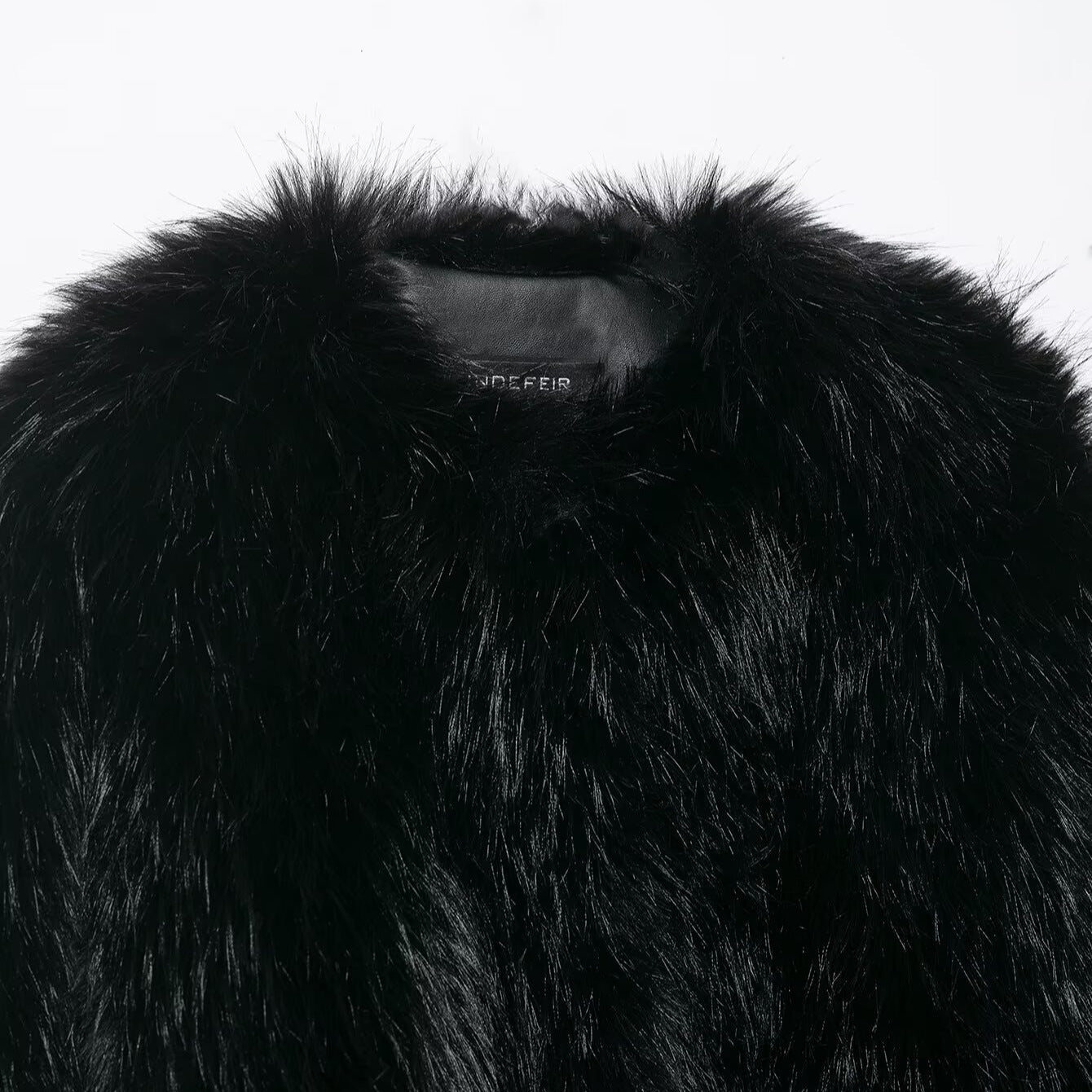 Artificial fur effect jacket