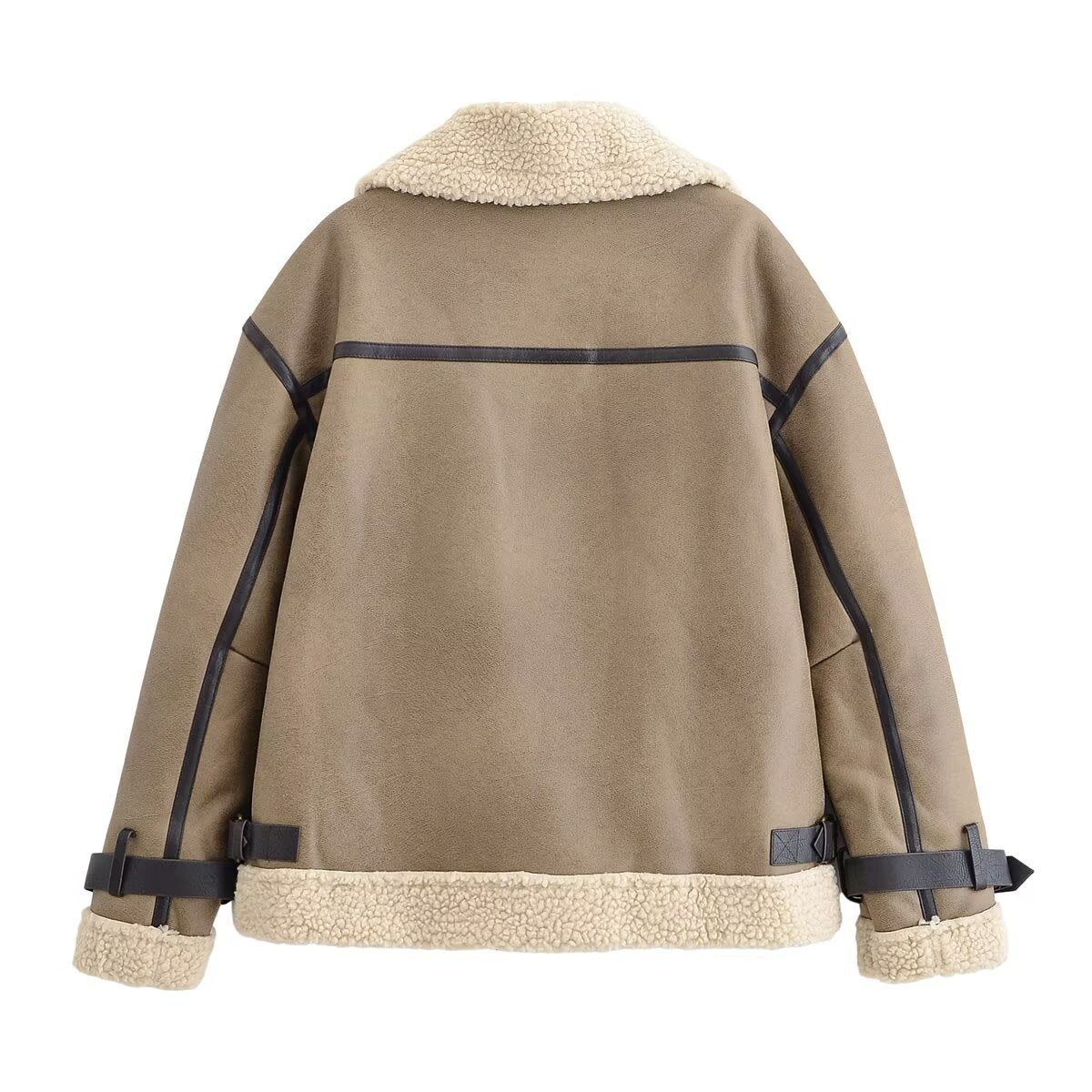 Fur one-piece coat