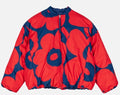 Standing collar pilot jacket printed cotton jacket