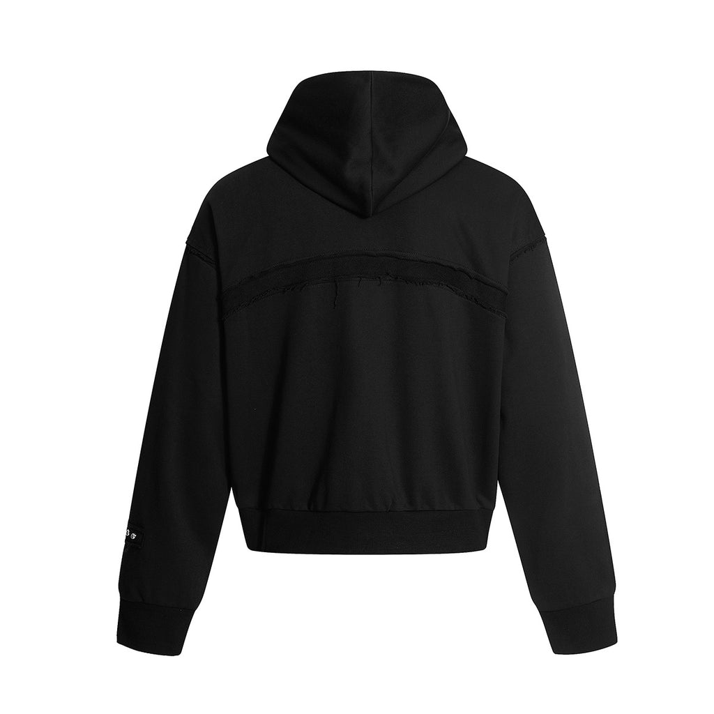 Cardigan zipper hoodie
