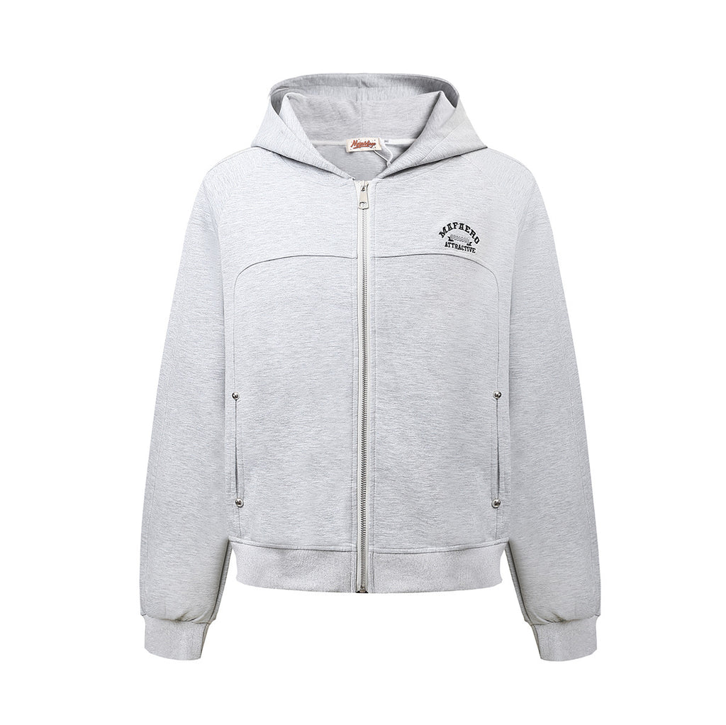 zip-up hoodie