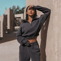 Women's sports hoodie set two-piece set