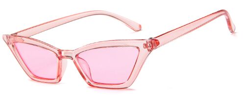 Red Shades Small Cat Eye Sunglasses Vintage Women Sunglasses