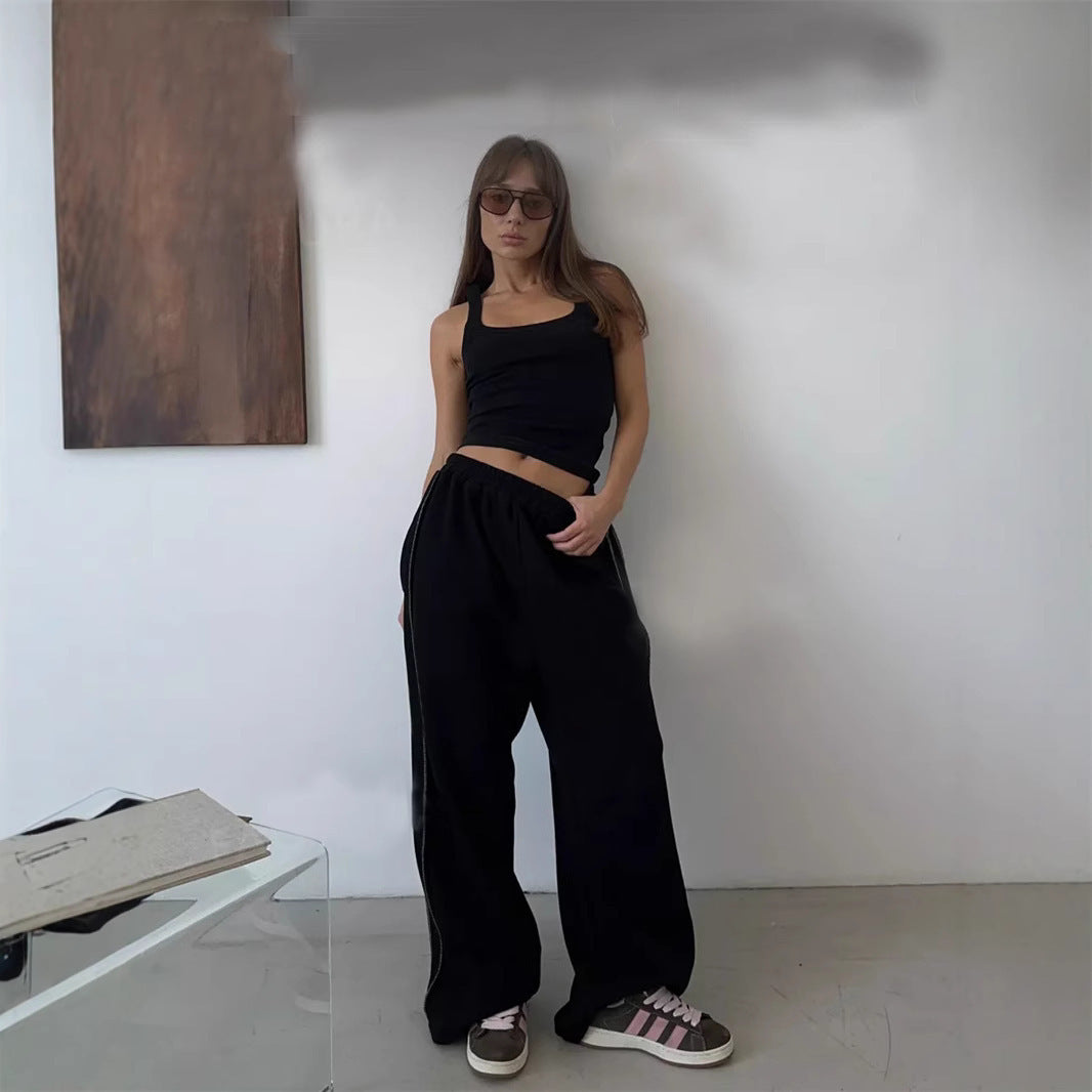 Street Style Loose Casual Pants for Women