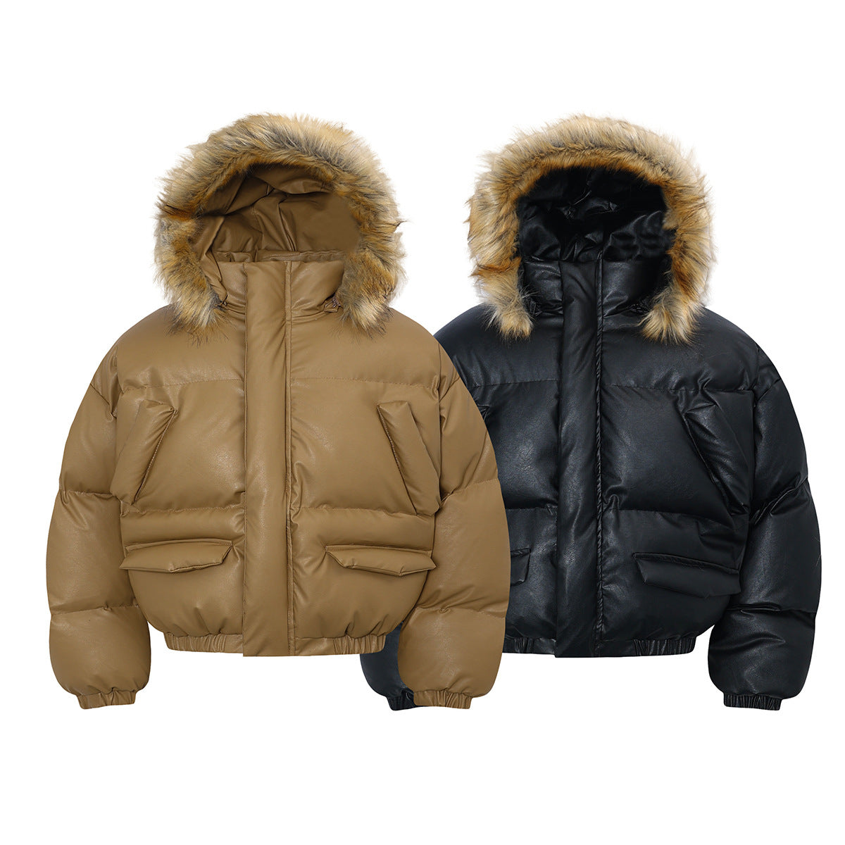 Coat hooded cotton jacket