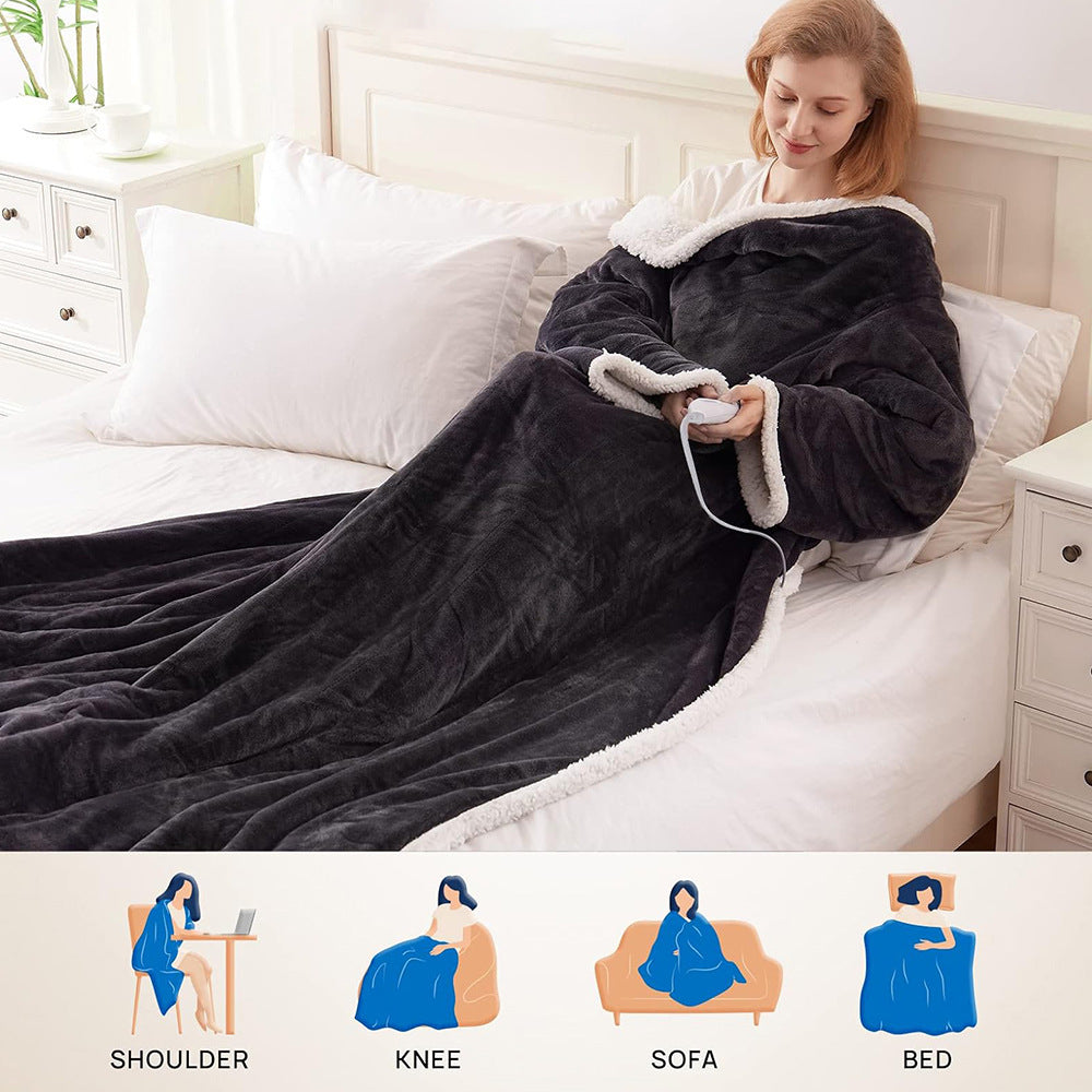 Electric Heating Blanket Fleece Lamb Velvet