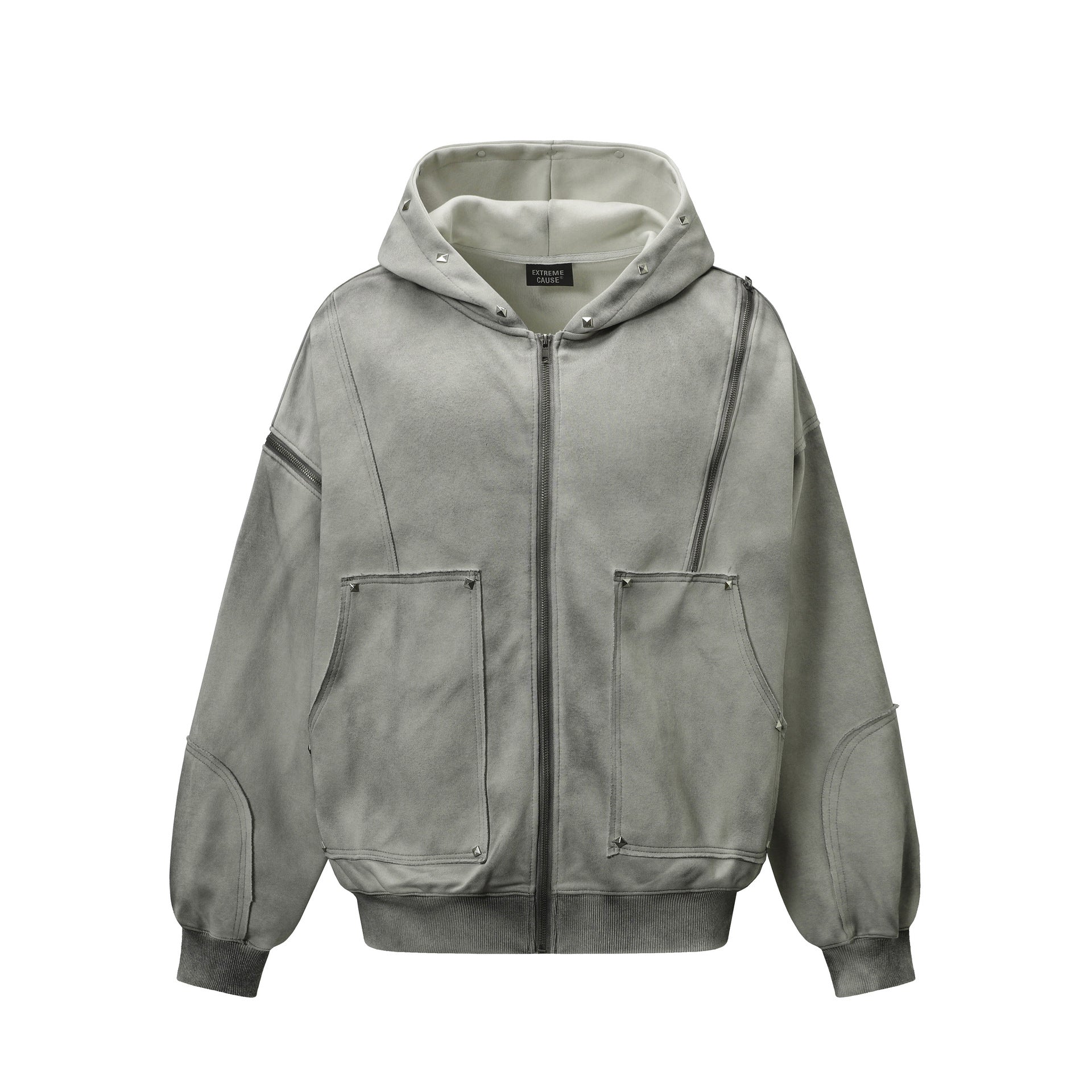 zip-up hoodie