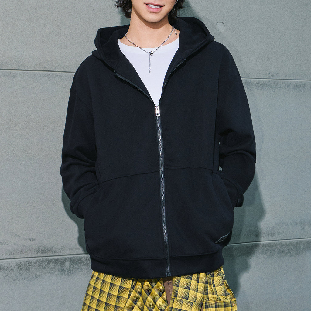 Cardigan zipper hooded sweatshirt for men in autumn and winter