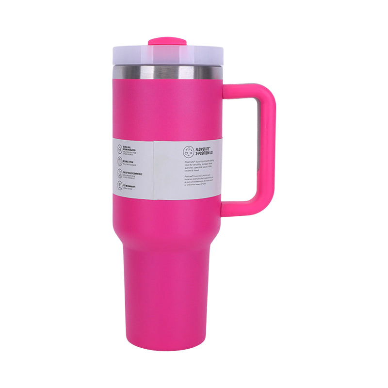 40 oz Insulated Tumbler With Straw